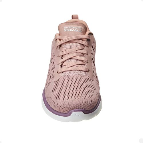 Tênis Running Feminino Skechers Go Walk 6-Bold Vision Rosa