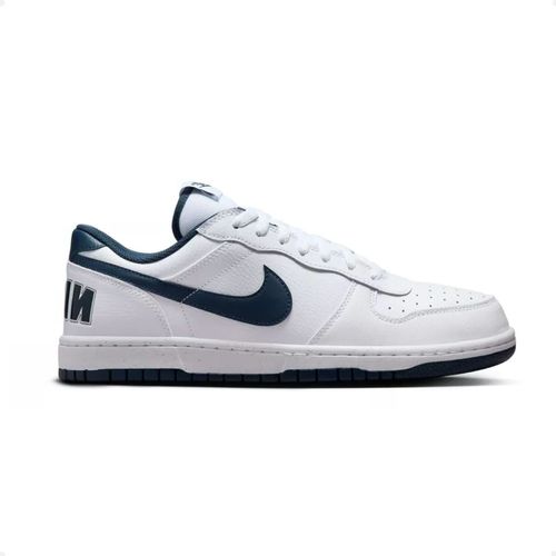 Tênis Casual Masculino Nike Big  Low Branco