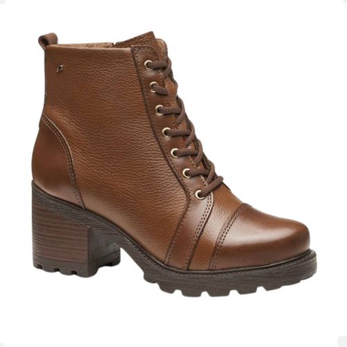 Bota Feminina Coturno Pegada Marrom