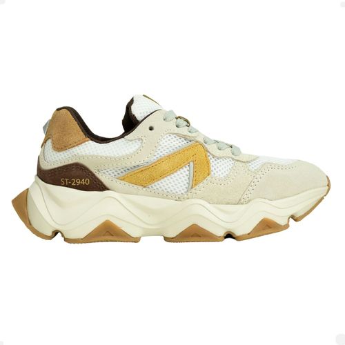 Tênis Moda Feminino Casual Schutz Bege