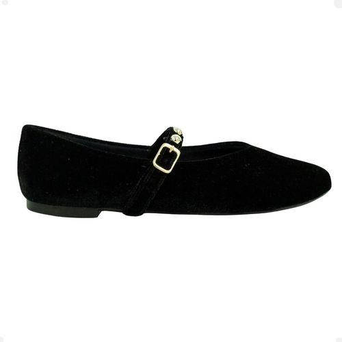 Sapatilha Classy Preta Com Spikes