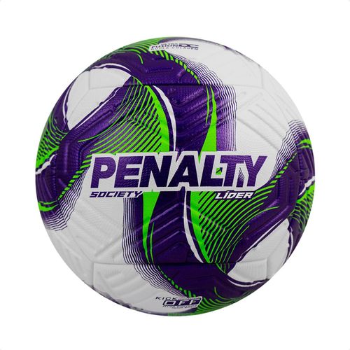 Bola Esportiva Campo Penalty Lider Branca E Roxa