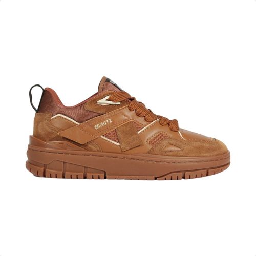Tênis Casual Feminino Court 95 Schutz Marrom