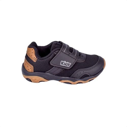 Tênis Play Preto Crepe Kidy