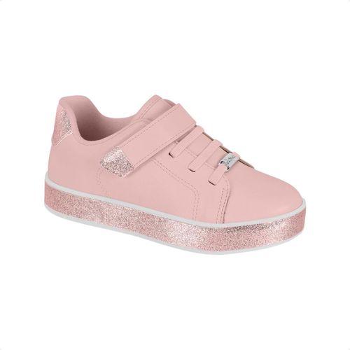 Tênis Infantil Molekinha Glitter Rosa