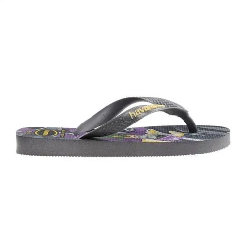 Chinelo Infantil Dedo Havaianas Kids Top Heróis Dc Cinza