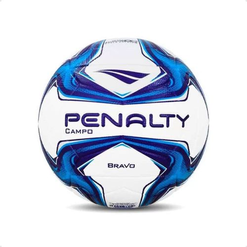 Bola Esportiva Campo Penalty Bravo Branco E Azul