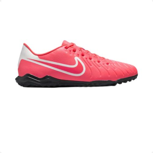 Chuteira Society Masculina Nike Tiempo 10 Club Coral