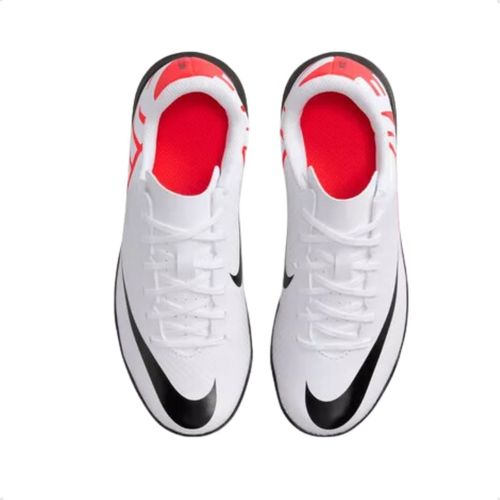 Chuteira Infantil Society Nike Jr Vapor 15 Club Tf Branca