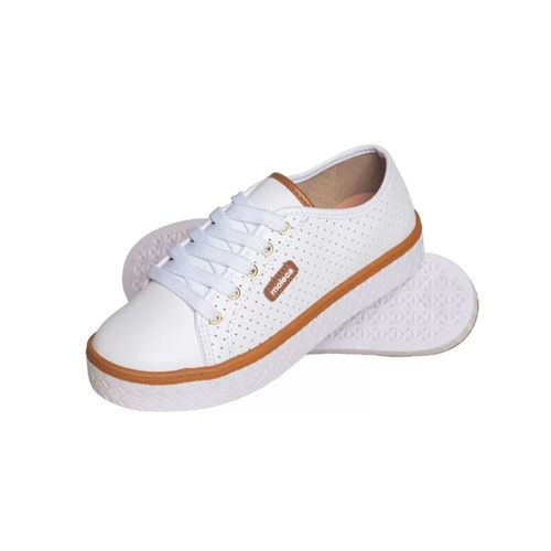 Tênis Moda Feminino Moleca Branco