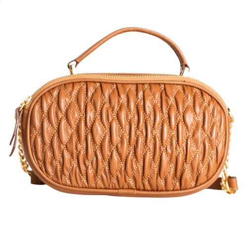 Bolsa Oval Caramelo Dm Obsession