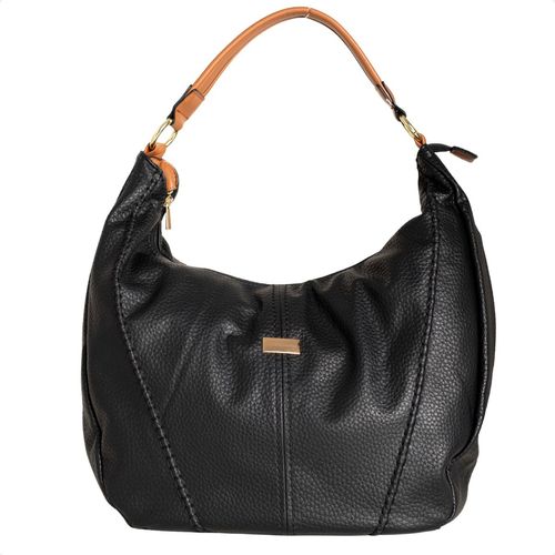 Bolsa Slouch Preta Dm Obsession
