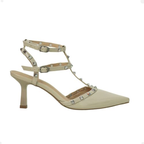 Scarpin Rockstud Obsession Nude DM