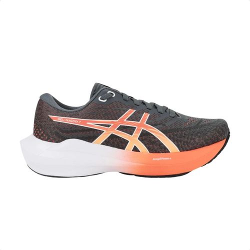 Tênis Running Feminino Asics Gel-Nagoya 7 Chumbo E Coral