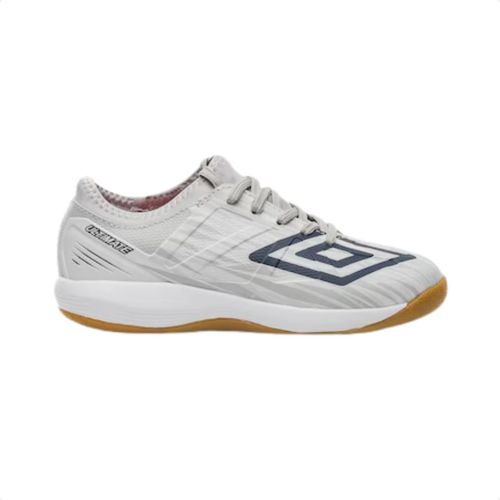 Chuteira Indoor Infantil Umbro Ultimate Jr Prata