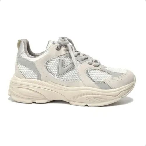 Tênis Casual Feminino Branco/Cinza/Prata Via Marte