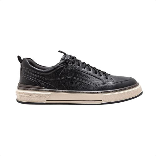 Sapatênis Masculino Democrata Denim Foster Preto