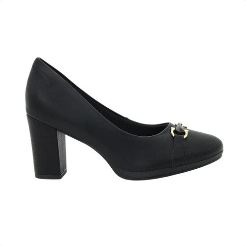 Sapato Feminino Salto Alto Grosso Piccadilly Preto