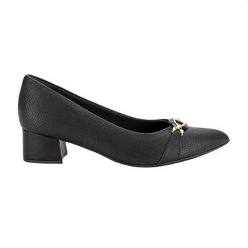 Sapato Feminino Salto Médio Grosso Piccadilly Preto