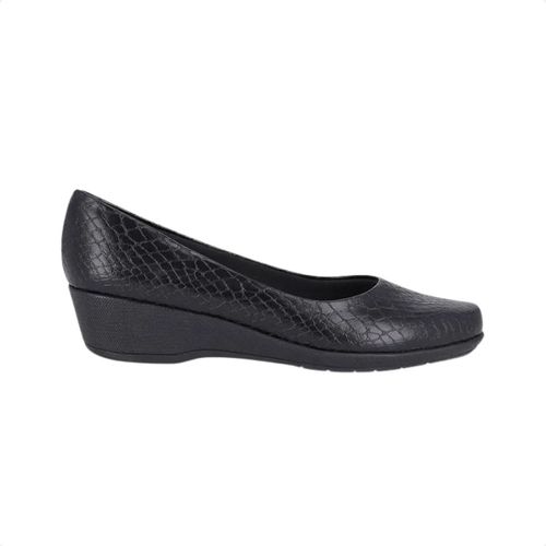Sapato Feminino Anabela Ivone Piccadilly Preto