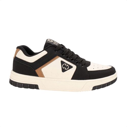 Tênis Street Masculino Ollie Volt Branco E Preto