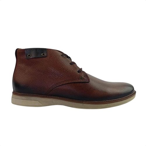 Bota Masculina Social Pegada Dubai Pull Up Marrom