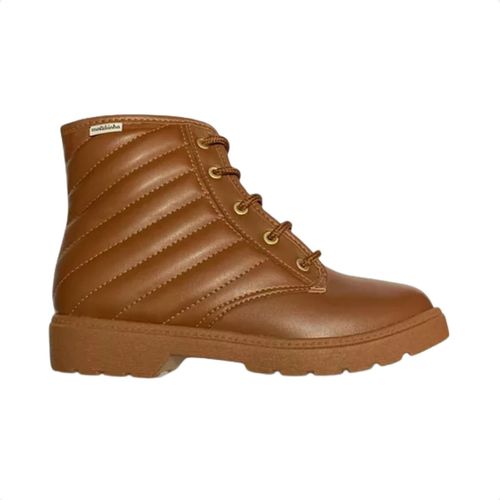 Bota Infantil Menina Coturno Molekinha Marrom