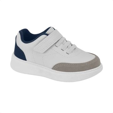 Tênis Casual Infantil Menino Molekinho Branco