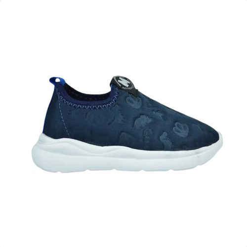 Tênis Running Infantil Molekinho Slip On Azul