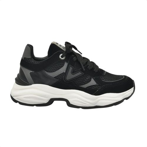 Tênis Moda Feminino Chunky Via Marte Preto