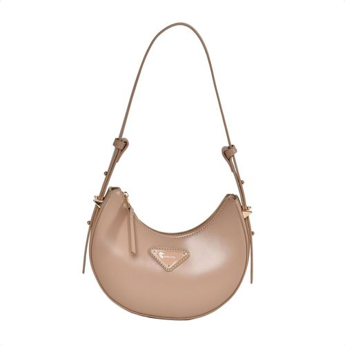 Bolsa Feminina Tiracolo Via Marte Bege Claro