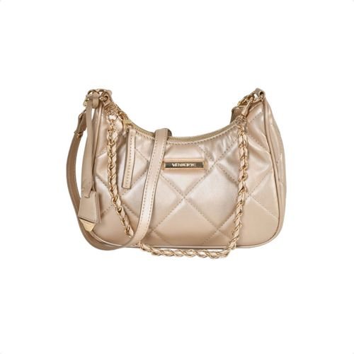 Bolsa Feminina De Ombro Via Marte Dourada