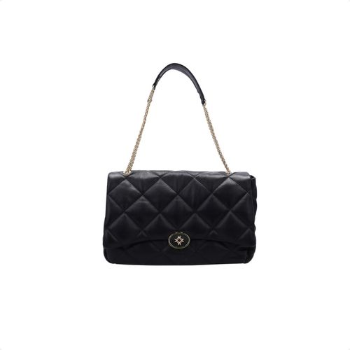 Bolsa Satchel Grande Saara Preta  Luz Da Lua  2000584-