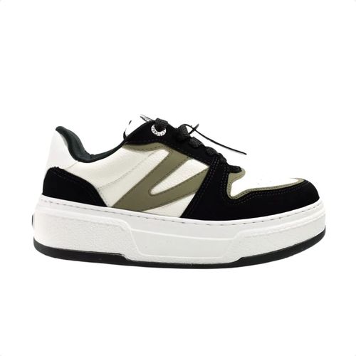 Tênis Moda Feminino Via Marte Preto E Branco