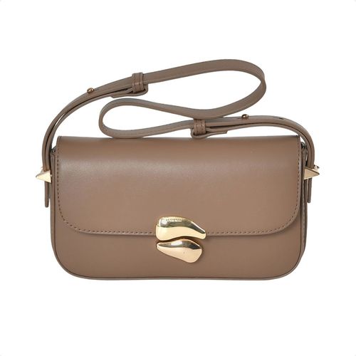 Bolsa Feminina De Ombro Via Marte Bege