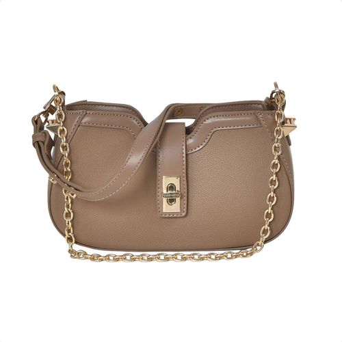 Bolsa Feminina De Ombro Via Marte Marrom