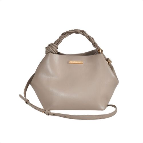 Bolsa Feminina Tote Bag Média Via Marte Bege