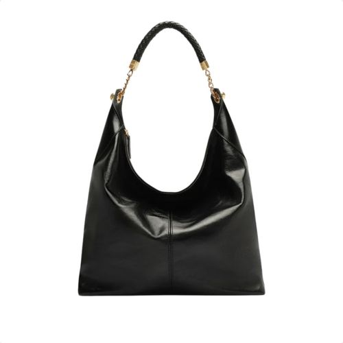 Bolsa Feminina Hobo Em Couro Arezzo Preta