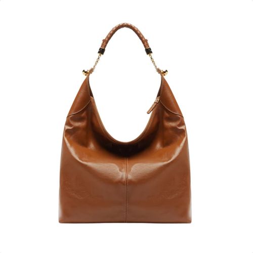 Bolsa Feminina Hobo Em Couro Arezzo Caramelo
