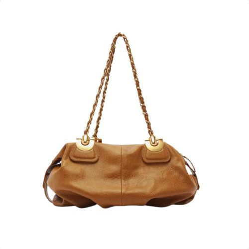 Bolsa Feminina Bowling Arezzo Caramelo