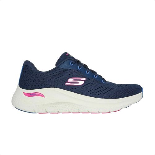 Tênis Running Feminino Skechers Arch Fit 2.0 Big League Azul