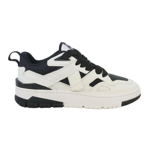 Tênis Casual Feminino Court 95 Schutz Preto E Branco