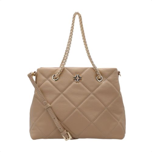 Bolsa Feminina Tote Média Luz Da Lua Bege