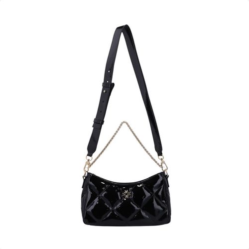 Bolsa Feminina Tiracolo Pequena Luz Da Lua Preta