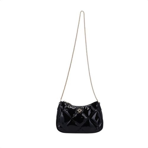 Bolsa Feminina Tiracolo Pequena Luz Da Lua Preta
