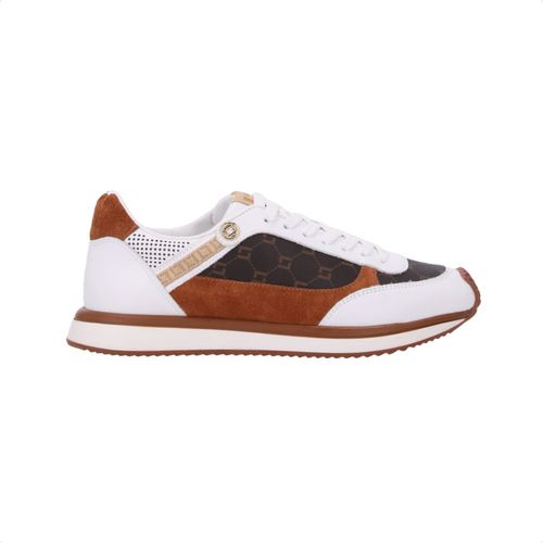 Tênis Moda Feminino Luz Da Lua Branco E Marrom