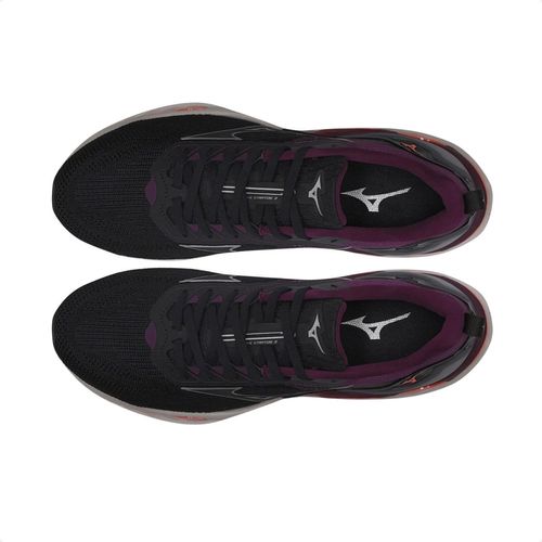Tênis Running Feminino Mizuno Wave Stratos 3 Preto