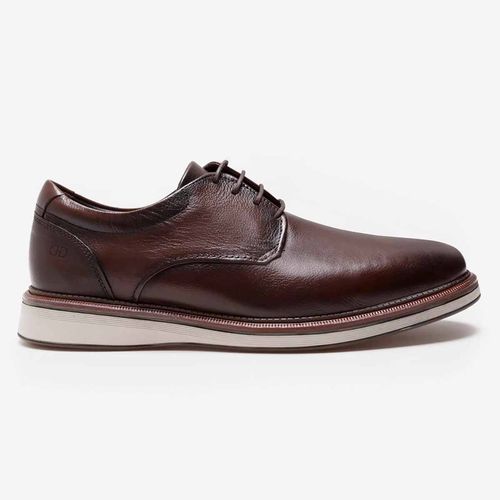 Sapato Masculino Esporte Fino Democrata James Marrom