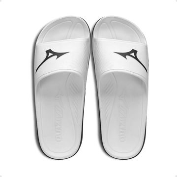 Chinelo Masculino Slide Mizuno Enerzy Branco E Preto