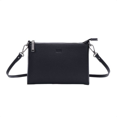 Bolsa Feminina Transversal Clutch Floater Santa Lolla Preta